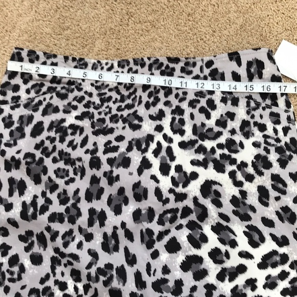 NWT! ELLEN TRACY size 8 grey multi skirt - Picture 8 of 9